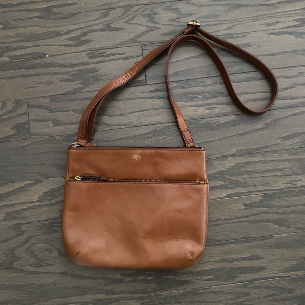 Fossil Medium Brown Crossbody Bag